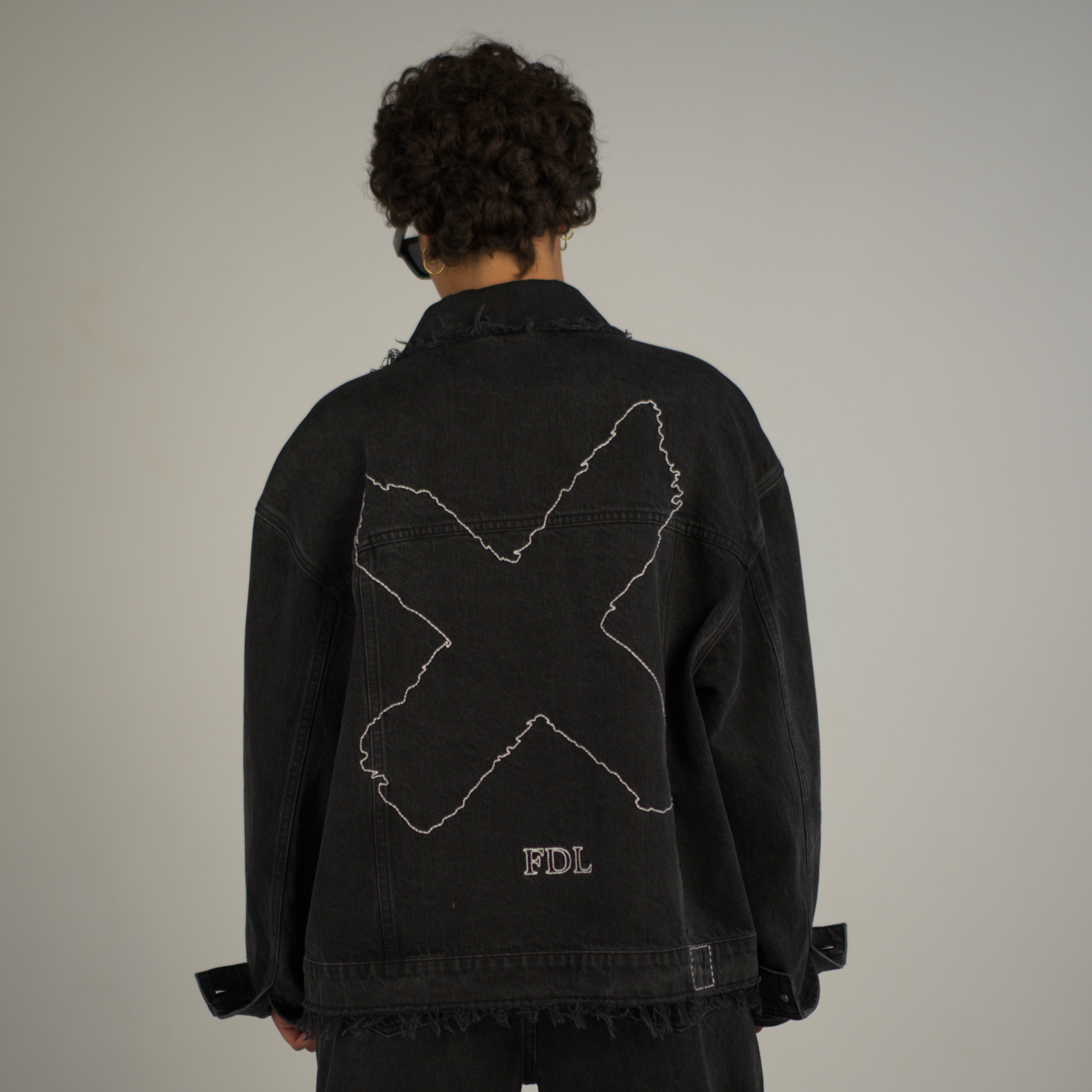 Chicago Denim Jacket Schwarz