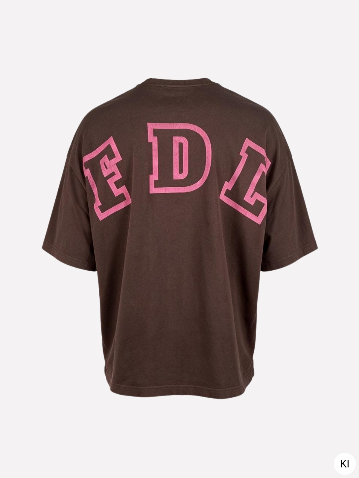 New York T-Shirt Washed Brown