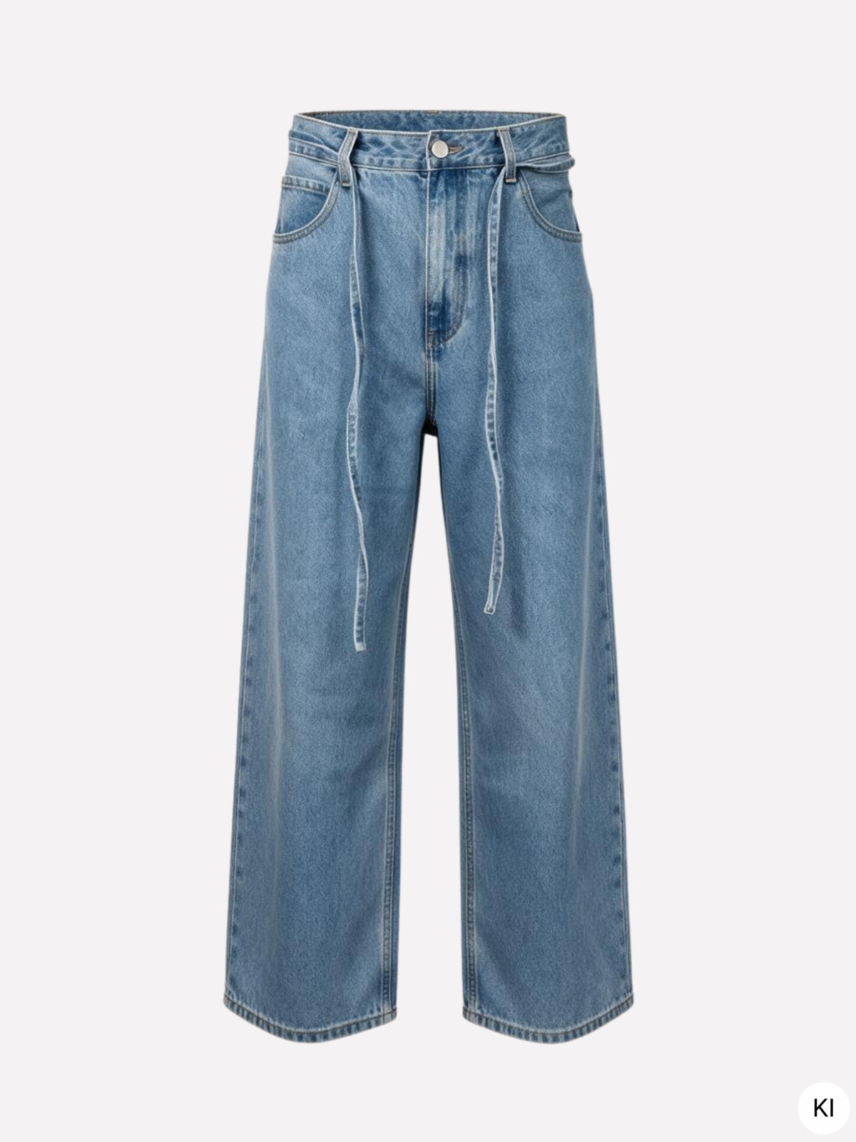 Brooklyn Denim Pants Blau