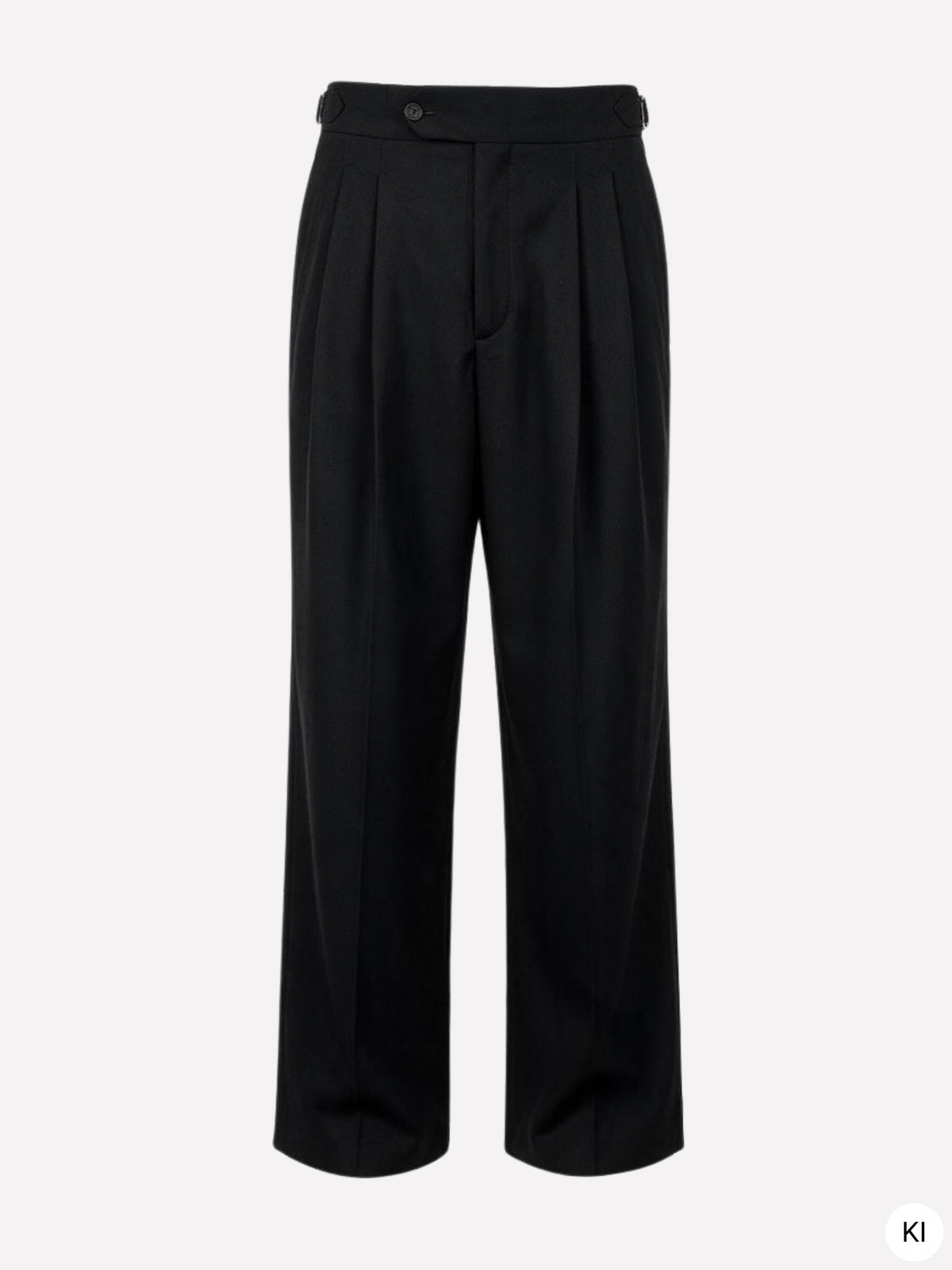 Florida Tailored Wide Leg Pants Black
