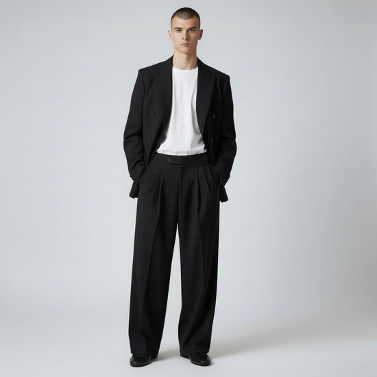 <table style="line-height:1;width:100%;border-collapse:collapse"><tr><td >Texas Blazer</td><td align="right">219.99€</td></tr><tr><td style="white-space: nowrap;">Florida Wide Leg Pants</td><td align="right">139,99€</td></tr></table>
