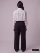 Florida Tailored Wide Leg Pants Black