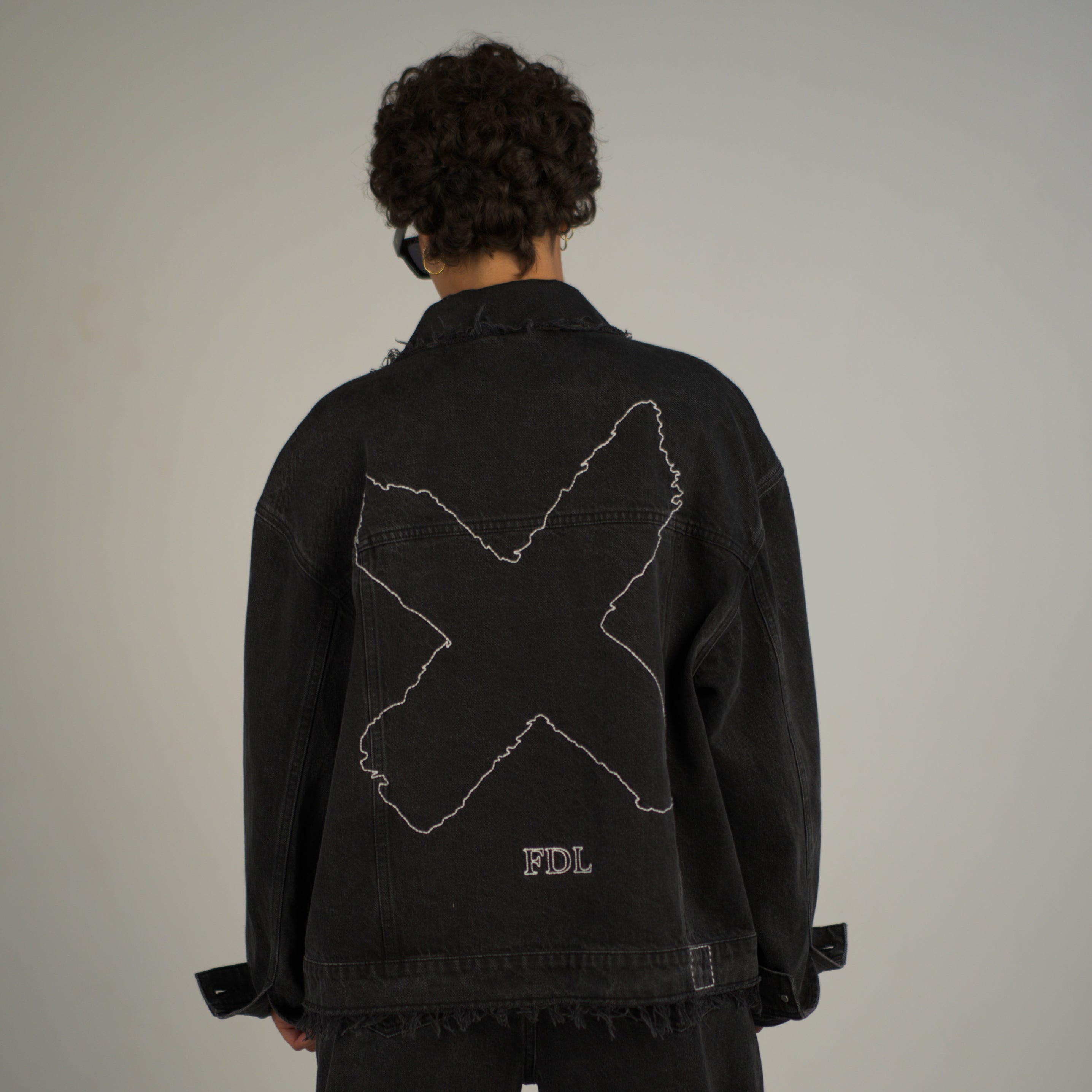 Chicago Denim Jacket Schwarz