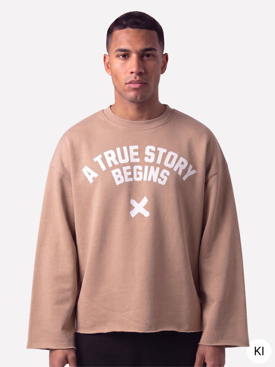 Sacramento Sweatshirt Beige