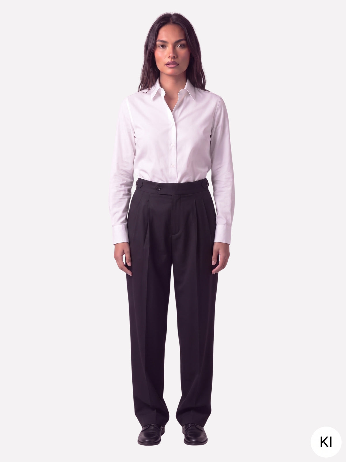 Florida Tailored Wide Leg Pants Black