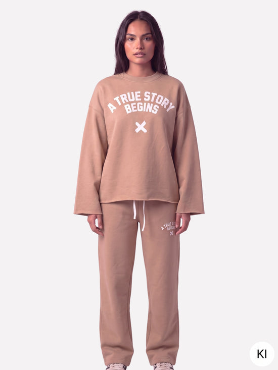 Sacramento Sweatshirt + Housten Jogger Beige