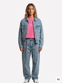 Brooklyn Denim Pants Blau