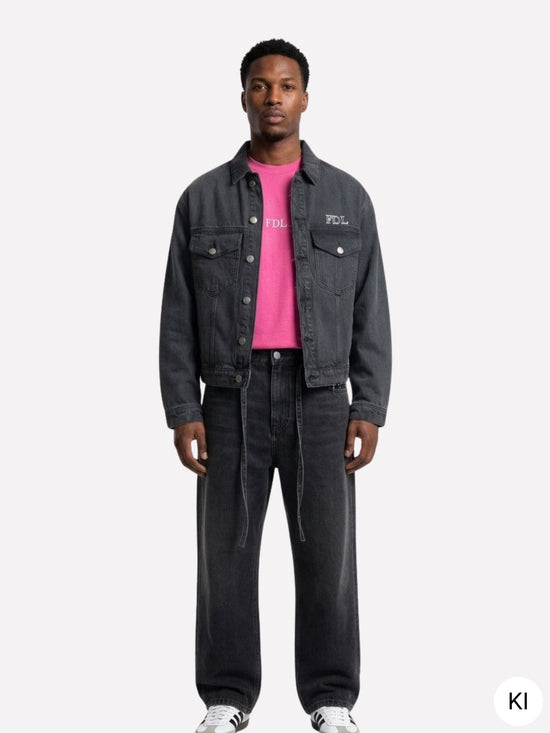 Chicago Denim Jacket + Brooklyn Denim Pants Black