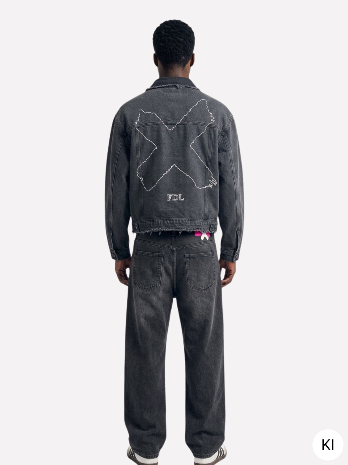 Chicago Denim Jacket + Brooklyn Denim Pants Black