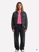 Chicago Denim Jacket + Brooklyn Denim Pants Black