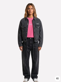 Chicago Denim Jacket + Brooklyn Denim Pants Black