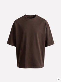 New York T-Shirt Washed Brown
