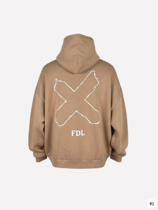 New Jersey Hoodie Beige