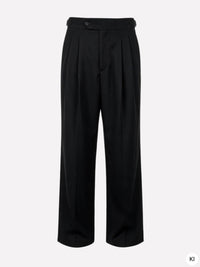 Florida Tailored Wide Leg Pants Black