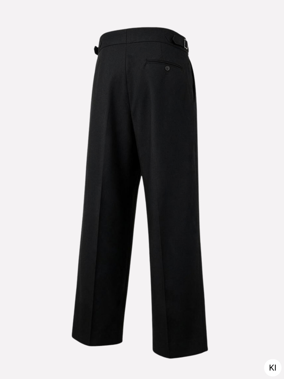Florida Tailored Wide Leg Pants Black