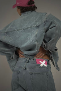 Brooklyn Denim Pants Blau