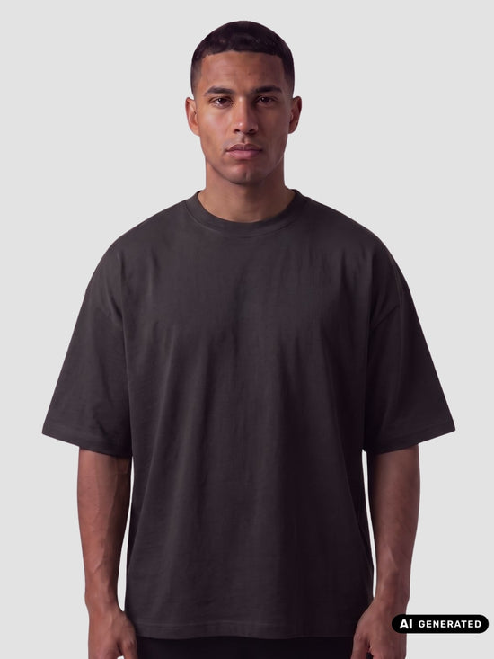 New York T-Shirt Washed Black