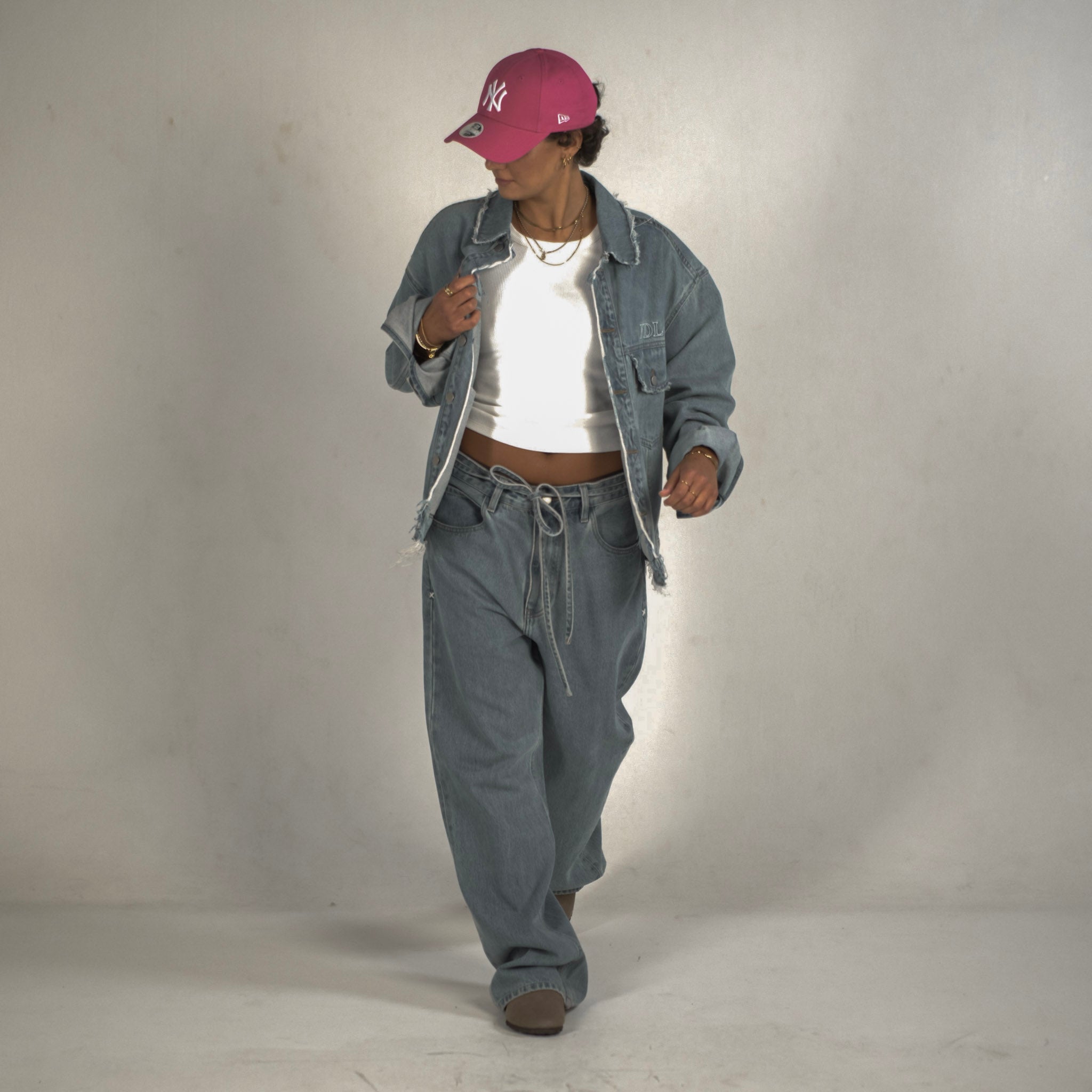 Brooklyn Denim Pants Blau